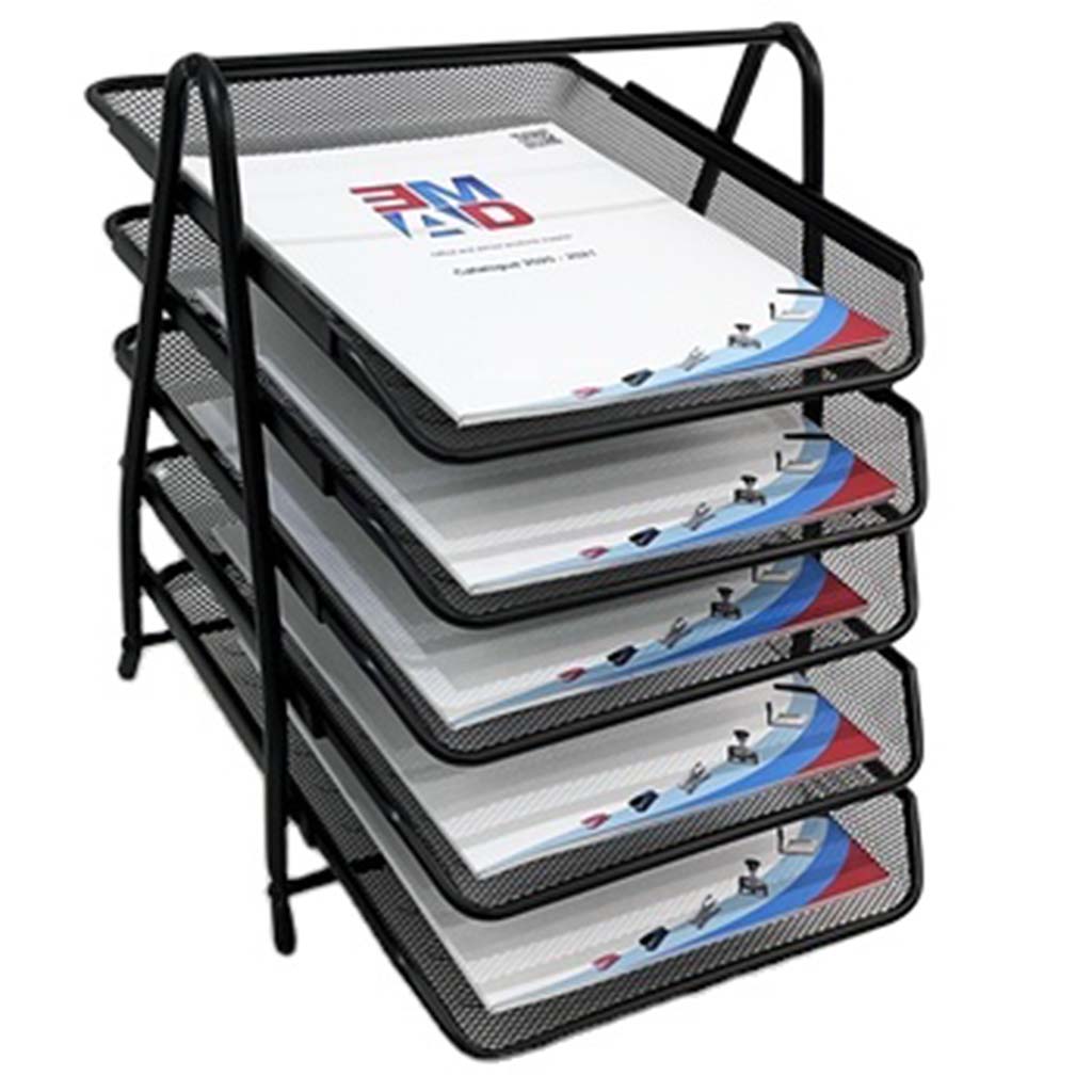 Kyle-620 Desktop Paper Storage Trays - Front View